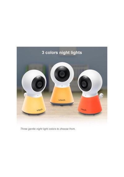Vtech Baby Vm5254 Bebek Monitörü, 5 Lcd, Gece Görüşü, Interkom, Ninniler Ve Gece Lambası Kamera Sistemi
