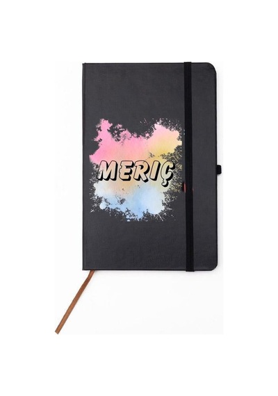 İsme Özel Sulu Boya Efektli Defter