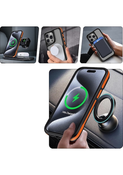 Nourthkiingdom Apple Uyumlu iPhone 14 Pro Max Magsafe Şarj Özellikli Renkli Kenar Airbag Şeritli Nrtk Lamer Kapak-siyah Siyah Nourthkiingdom Apple Uyumlu iPhone 14 Pro Max Magsafe Şarj Özellikli Renkli Kenar Airbag Şeritli Nrtk Lamer Kapak-siyah Siyah