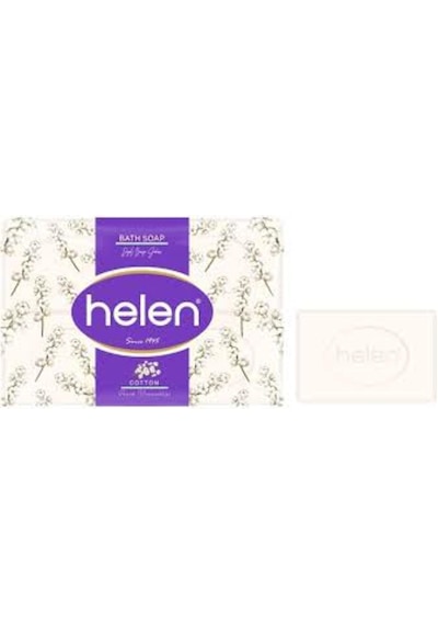 Helen Doğal Banyo Sabunu Pamuk Yumuşaklığı 4x150 Gr Beyaz Sabun