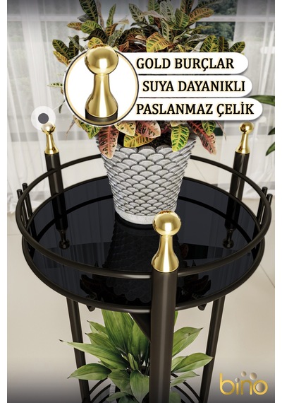 Bino Saksılık Organizer Bahçe Balkon Standı Çiçeklik