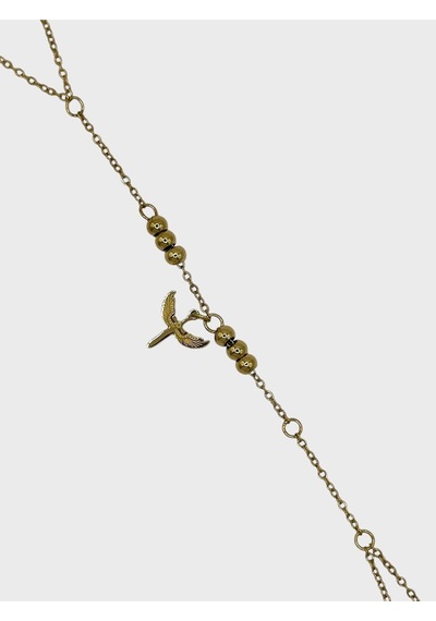 Arnes Jewelry Çelik Dorikalı Melek Kanadı Şahmeran Bileklik Ar584nes Gold