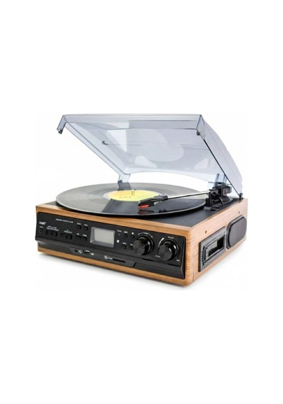 Ahşap Pikap Radyo, Kaset, Usb, Sd, Bluetooth Fm Radyo Retro Plak Çalar