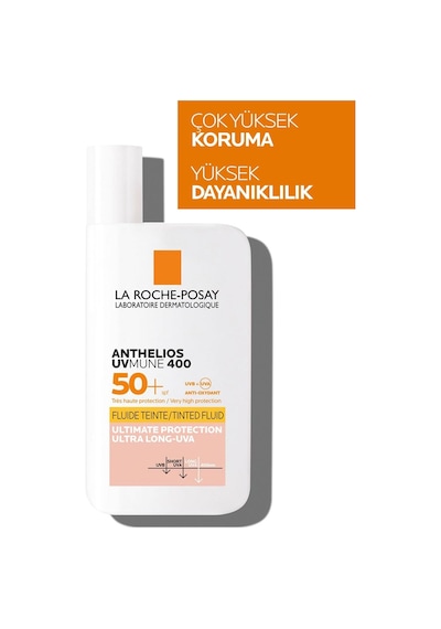 La Roche Posay Anthelios Uvmune 400 Fluid Tinted Renkli Güneş Kremi SPF50+ 2 x 50 ML