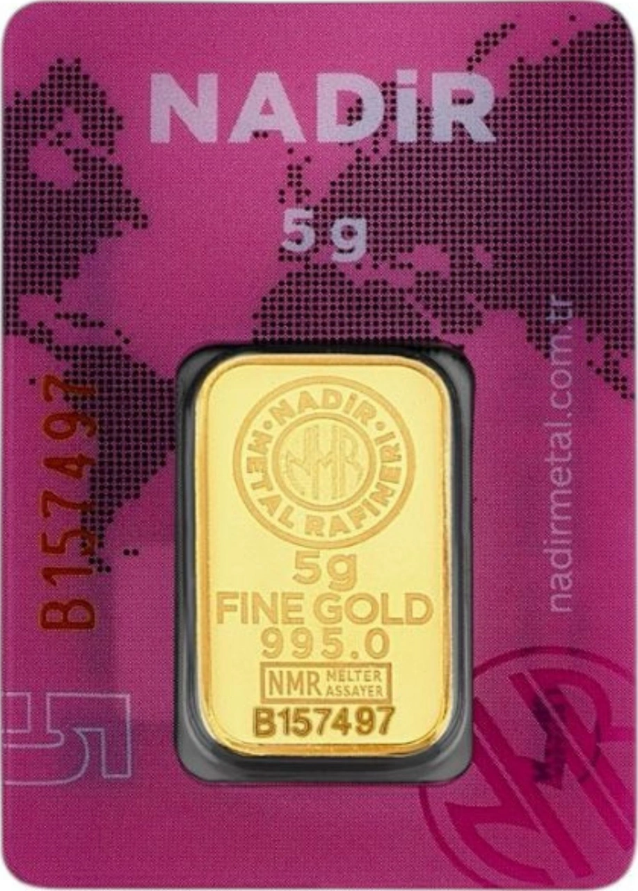 Tuğrul Kuyumculuk 5 Gram 24 Ayar Külçe Altın