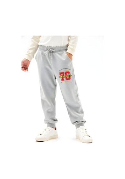 Panios Kids Original 76 Baskılı Erkek Çocuk Jogger Eşofman Altı Gri