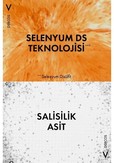 Dercos dandruff Kepek Karşıtı Şampuan Normal & Yağlı Saçlar 390 Ml X 2 Adet Yağlı