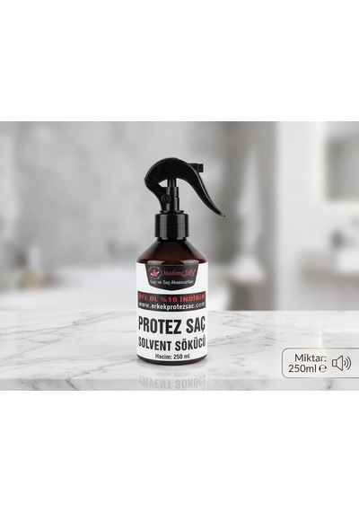 Protez Saç Solvent Sökücü Sprey Yağlı 250 Ml