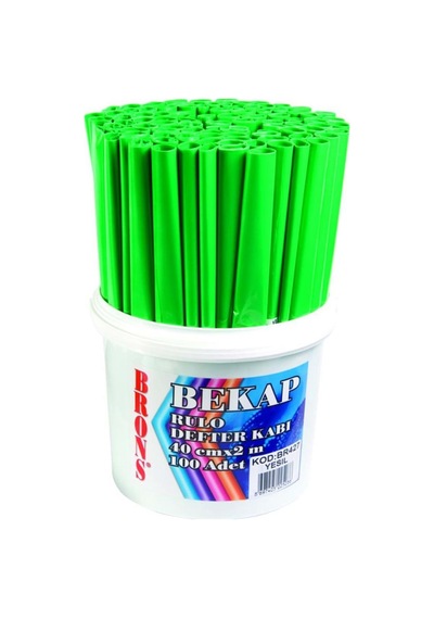 Brons Defter Kabı Rulo 40x150 Cm Yeşil 200 Adet Br-467