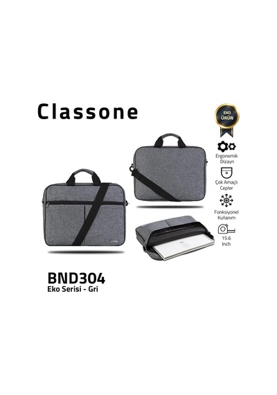 Classone 15.6 İnç Bnd300 Ve Bnd304 Eko Serisi 15.6 İnç Uyumlu Notebook Çantası