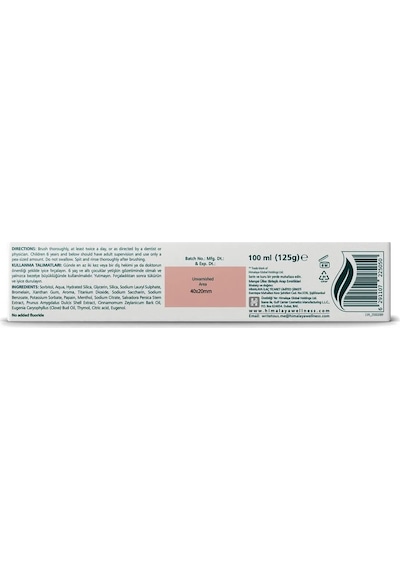 Himalaya Total White Bitkisel Beyazlatıcı Diş Macunu 3 x 100 ML