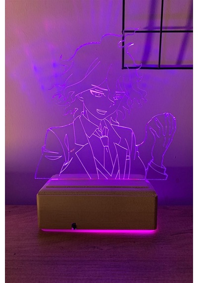 Nagito Komaeda 16 Renk Gece Lambası