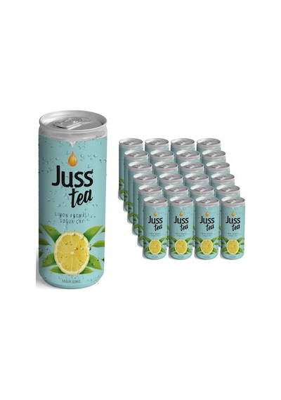 Juss Jusstea Limon Aromalı Soğuk Çay 250ml X24 Adet
