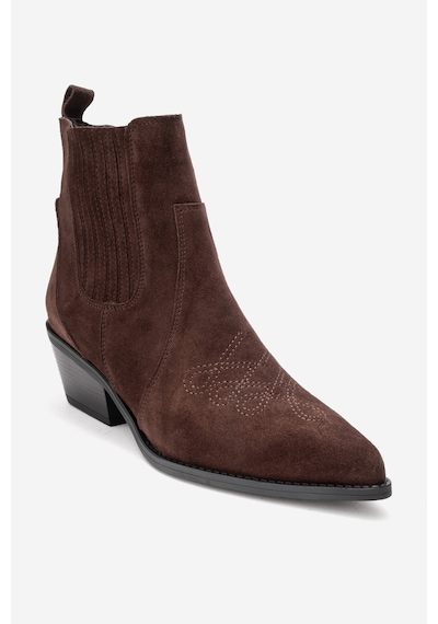 Luvishoes Julıeta Kahverengi Süet Hakiki Deri Kadın Western Bot Kahverengi Luvishoes Julıeta Kahverengi Süet Hakiki Deri Kadın Western Bot Kahverengi