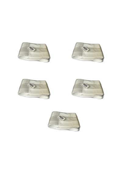 Plastik Şeffaf Beyaz Sup Kaşık - Tatlı Dondurma Kaşığı - 12.5 Cm. - 50 Adetlik 5 Paket Beyaz