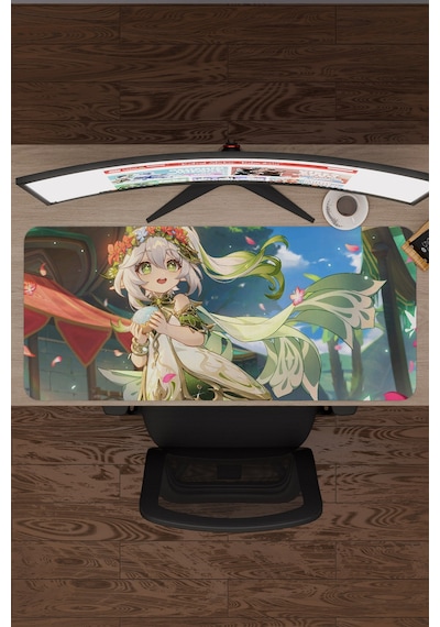 Nahida Genshin Impact Anime Gacha V5 - 90x40 Xxl Gaming Mouse Pad Fare Altlığı