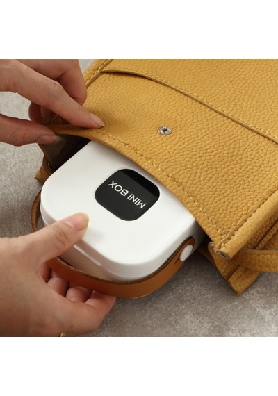 Premium Mini Takı Kutusu Aynalı Seyahat Boy Bölmeli Mücevher Organizer - Beyaz 1 Sıra Beyaz