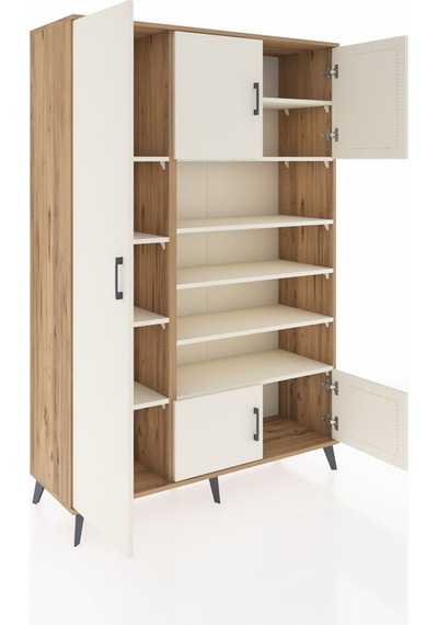 Hyperion Dolap 10 Raflı 5 Kapaklı 132x44x195 Çam-aytaşı/aytaşı Çam Hyperion Dolap 10 Raflı 5 Kapaklı 132x44x195 Çam-aytaşı/aytaşı Çam