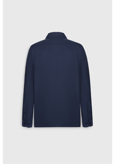 AC&Co / Altınyıldız Classics Erkek Lacı %100 Pamuk Slim Fit Dar Kesim Düğmeli Yaka Flanel Gömlek Lacı