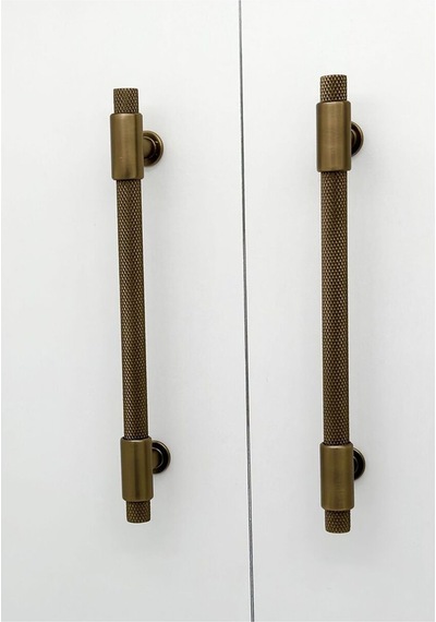 Handles Kulp Mobilya Dolap Mutfak Çekmece Kulpu 158 Mat Antik Sarı 128 Mm 12,8 Cm 5 Adet
