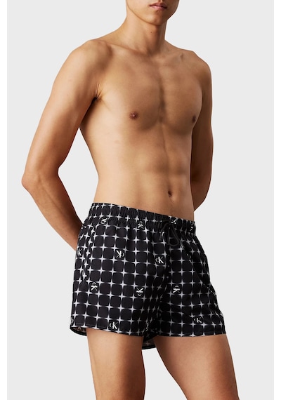 Calvin Klein Erkek Mayo Short Km0km01172 0go Siyah-beyaz Siyah-beyaz