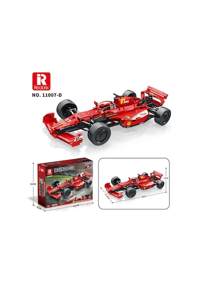 Reobrix Racing Car Dynamic Edition Ferrari F1 11007-d Brick Yapım Seti