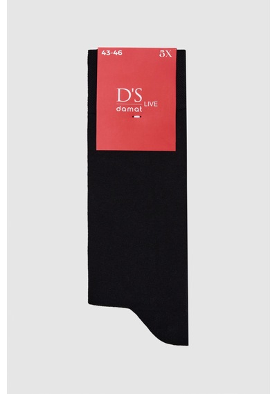 D's Damat Ds Damat Siyah 5'li Çorap 4hf16ortcst05 Siyah
