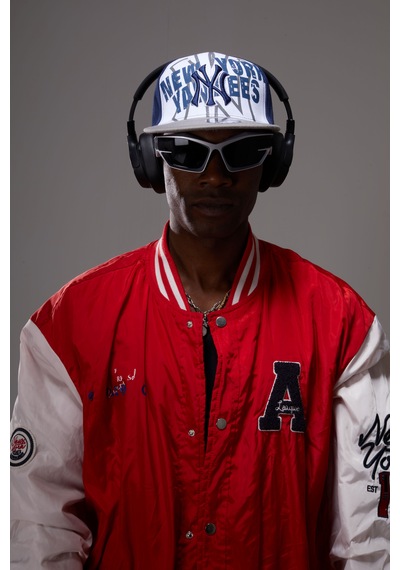 Berellini N.y. Yankees Hip-hop Şapka Özel Kolleksiyon Lacivert - Gri