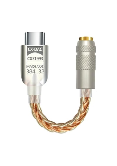 Klasse Type-c - 3.5 Cx31993 Max97220 Çip Hifi Dac Kartı Kulaklık Kablosu Usb Başlık