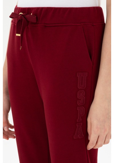 U.S. Polo Assn. Kadın Bordo Jogger Eşofman Altı 50307759-VR014