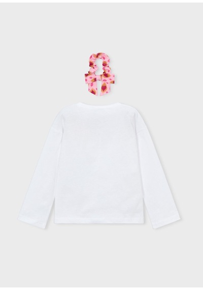 Mayoral Kız Çocuk Toka Ve Sweatshirt Set Beyaz