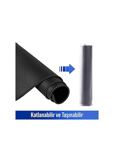 Ayrex Klasse Classic Mouse Pad, Dikişli Kenar, Kaymaz Taban, Büyük Boy Pürüzsüz Yüzey, Baskısız Ofis Tipi Masa