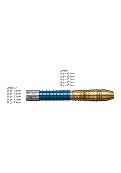 Unicorn Gary Anderson Phase 6 Duo % 90 Tungsten Çelik Uçlu Dart Oku