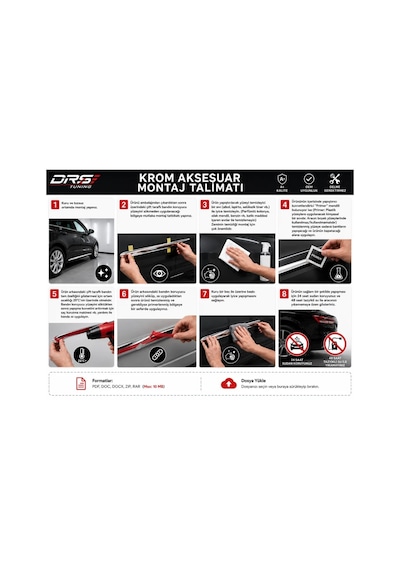 Opel Astra K 2015 - 2021 Krom Cam Çerçevesi 16 Parça