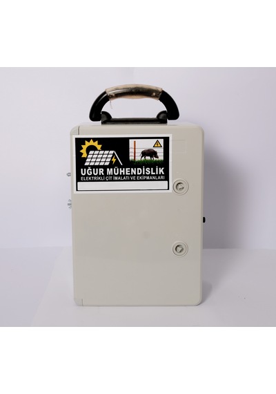 Elektrikli Çit 24ah Set-6 Domuz Kovucu Cihazı 50 Watt Panel 1000