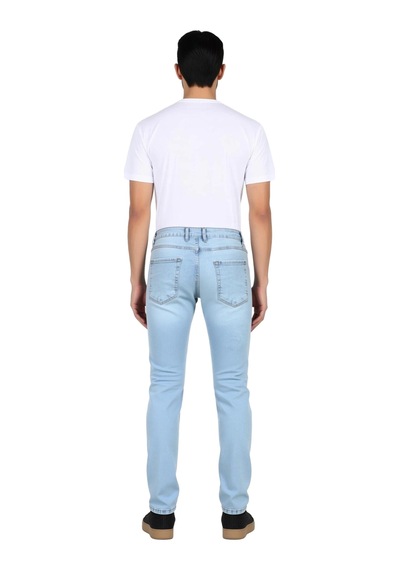 Ersefa Erkek Açık Comfort Denim Dar Paça Pantolon Fonksiyonel Dayanıklı Açık Mavi