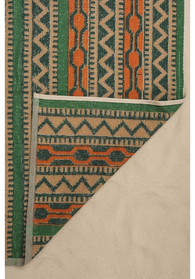 Koyu Yeşil Sahara %100 Pamuklu Plaj Havlusu 70x140 Cm Çok Renkli