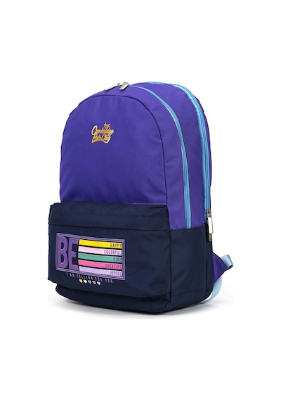 Be Happy Çift Ana Bölmeli Unisex Çocuk İlkokul Çantası Mor