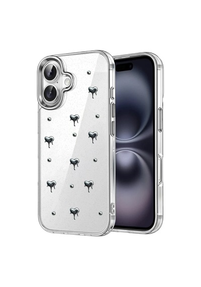 Apple iPhone Uyumlu  17 Uyumlu Fiyonk Desenli Kapak - Desen 1