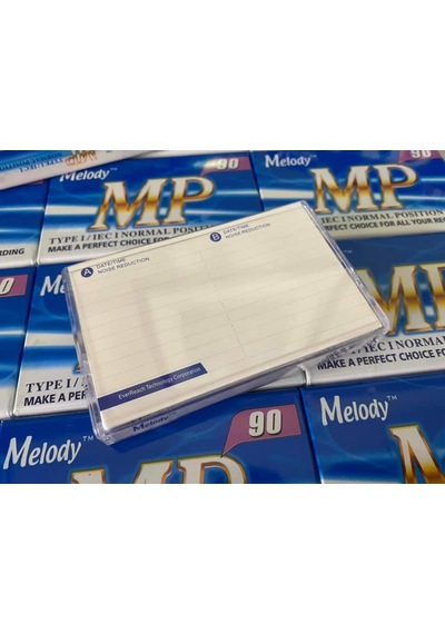 Melody Boş Kaset 90lık - Mp Ses Kayıt Kaseti - Teyp Kaseti