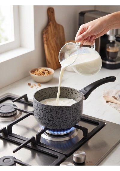 Silver Stone Ultra Güçlü Granit Sütlük Sosluk Gri - Siyah