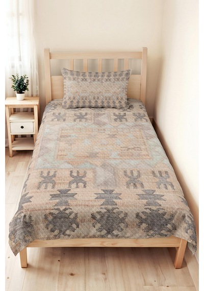 Bohem Etnik Bej Genç Odası Tek Kişilik Pike Takımı - Gri Geometrik 160x220 Cm Kapitone Yatak Örtüsü Kırık Akşam Fısıltısı Bohem Etnik Bej Genç Odası Tek Kişilik Pike Takımı - Gri Geometrik 160x220 Cm Kapitone Yatak Örtüsü Kırık Akşam Fısıltısı