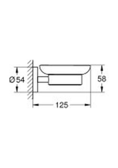 Grohe Essentials Sabunluk - 40444001 Siyah