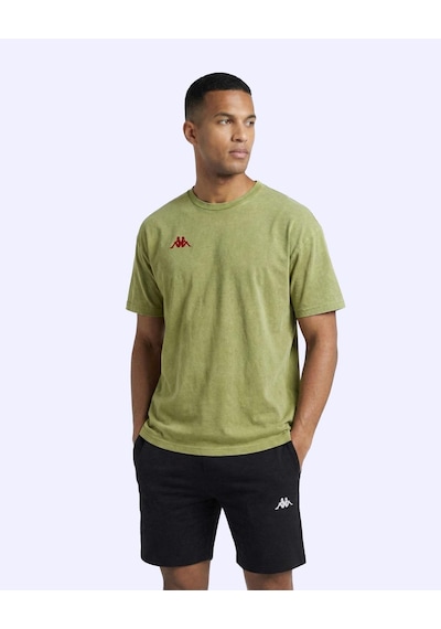 Kappa Jona Tshirt Erkek Yeşil Oversize Tişört