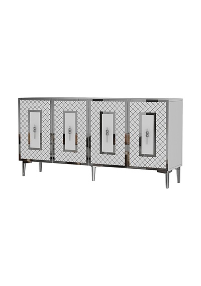 Ka1510bs Puma Konsol, Tv Sehpası Beyaz-sılver 150cm Beyaz-sılver Ka1510bs Puma Konsol, Tv Sehpası Beyaz-sılver 150cm Beyaz-sılver