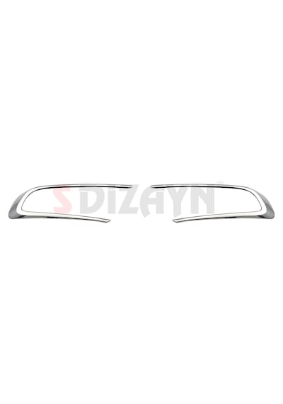 S-Dizayn  Fiat Egea Krom Sis Farı Çerçevesi 2 Prç. 2015-2020
