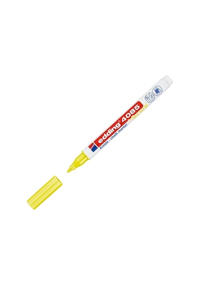 Edding 4085 Fosforlu Sarı Cam Kalemi 065 Sarı