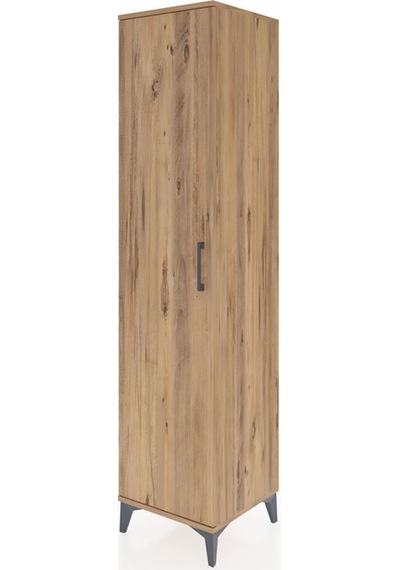 Hyperion Dolap 5 Raflı 2 Çekmeceli Tek Kapaklı 44x44x195 Aytaşı-çam Atlas Çam