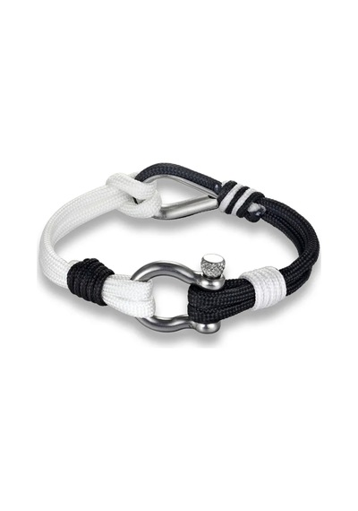 Ocean Pole Abyss Seri Bileklik No2 Siyah Beyaz