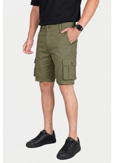 Deepsea Erkek Haki Likralı Gabardin Modern Fit Kargo Kapri Şort Çok Cepli Yazlık Rahat Kesim Şort 2002014 Deepsea Erkek Haki Likralı Gabardin Modern Fit Kargo Kapri Şort Çok Cepli Yazlık Rahat Kesim Şort 2002014